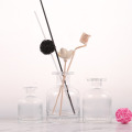 Customized Big Belly Round Shaped Clear Empty Glass Reed Diffuser Bottle